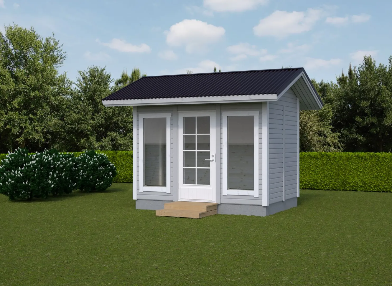 Aitta Timburg E7 3040x2140 mm 6.51 m² puuvalmis