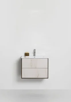 Allaskaappi altaalla Hafa Edge Stone, 470x610x465mm, 2 ltk, savu tammi
