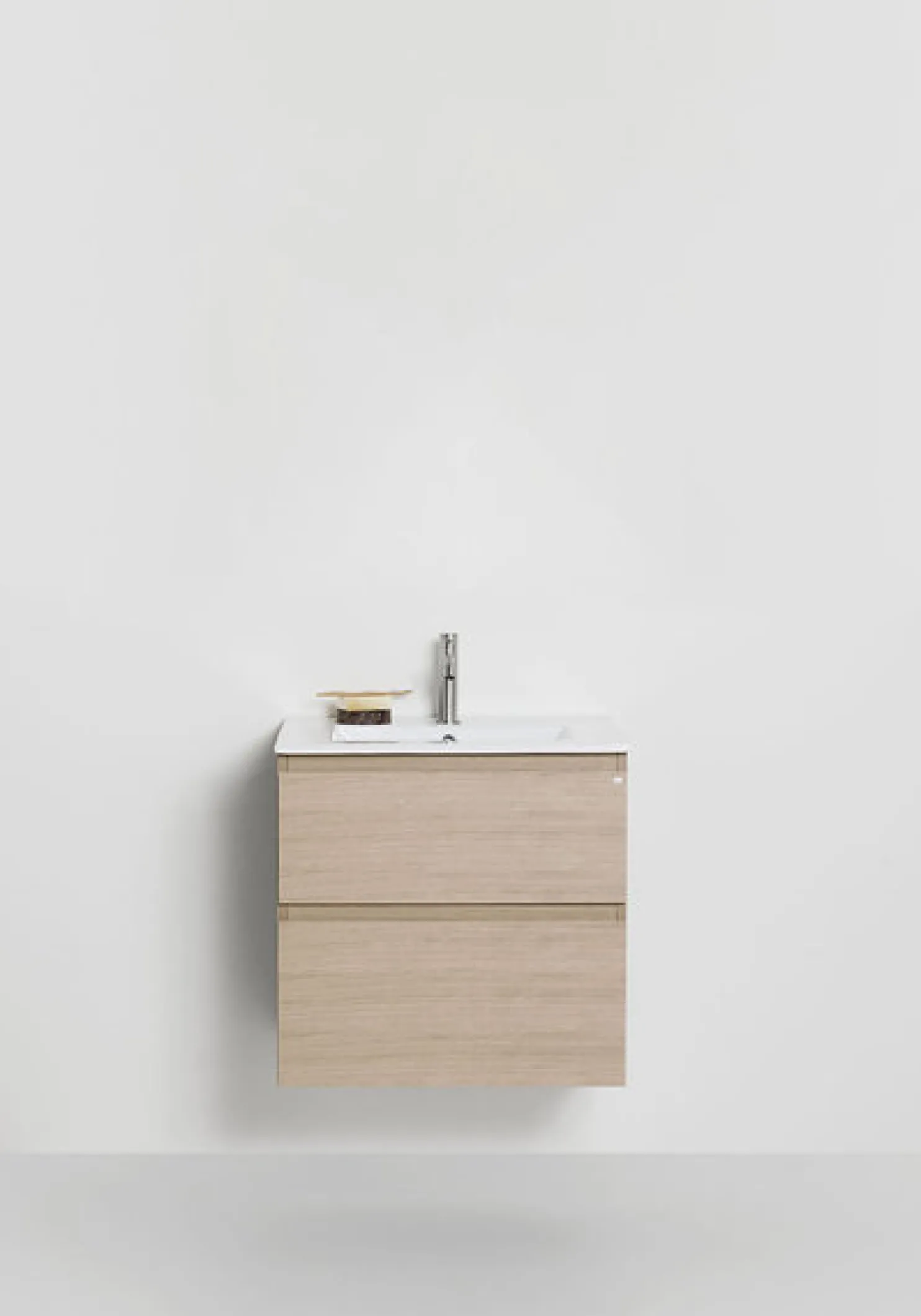 Allaskaappi altaalla Hafa Go Plus, 600x610x165mm, 2 ltk, eri värejä