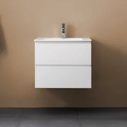 Allaskaappi Bathlife Eufori, 600-1000 mm, valkoinen