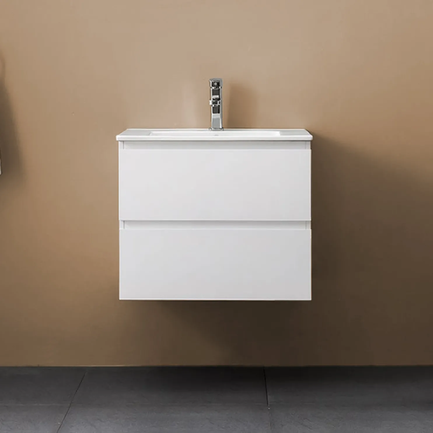 Allaskaappi Bathlife Eufori, 600-1000 mm, valkoinen