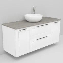 Allaskaappi ja Coast-allas Noro Flexline 157 1200 mm marmoritaso eri värejä