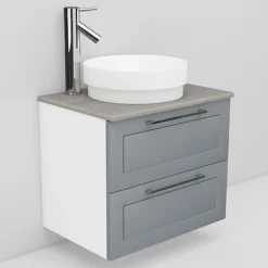 Allaskaappi ja Peak-allas Noro Flexline 12 600 mm marmoritaso eri värejä