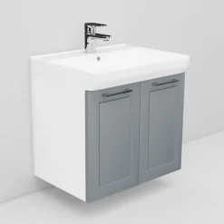 Allaskaappi ja tasoallas Noro Living 1.4 600mm kahdella ovella harmaa raami
