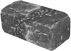 Antiikkimuurikivi Lakka sileä 360x180x150 mm musta