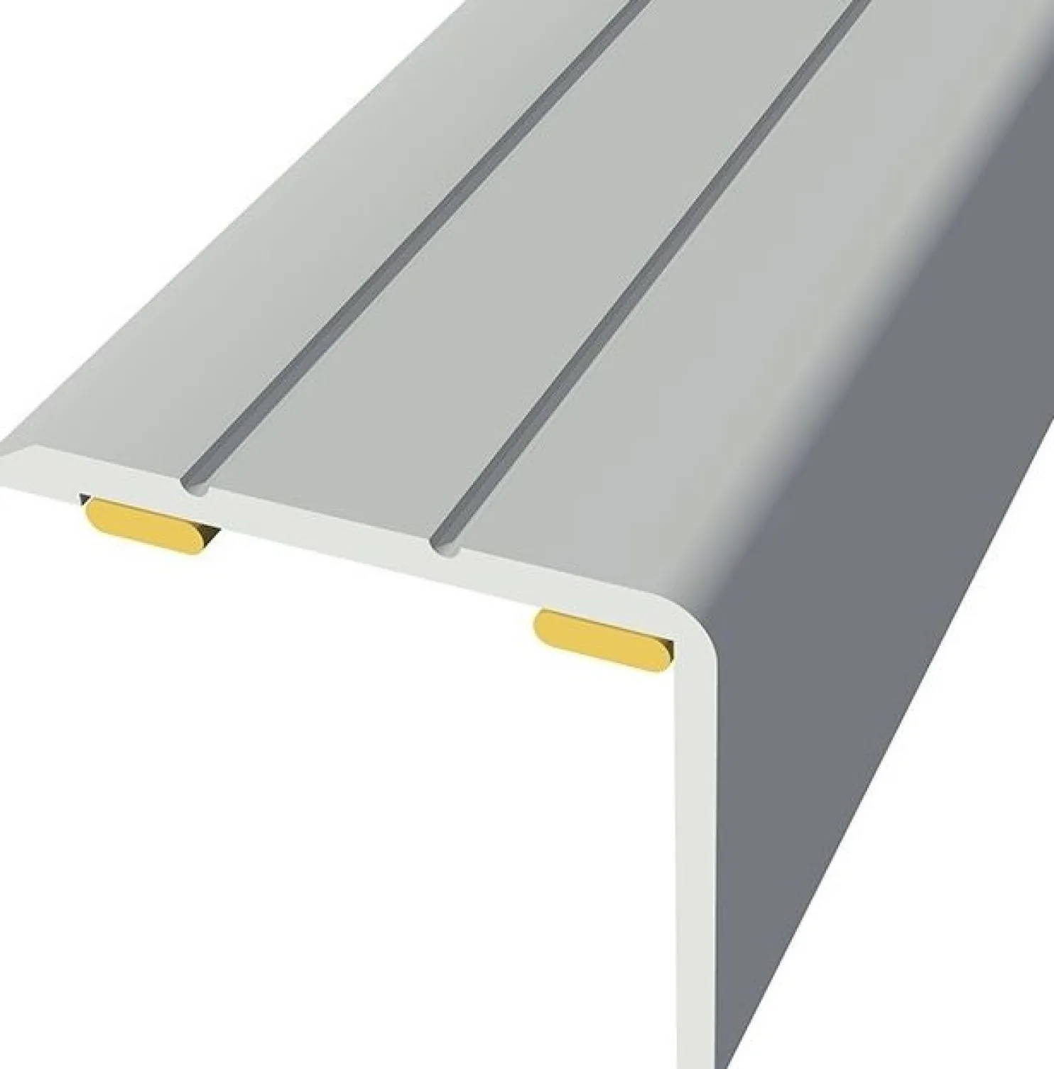 Askelkulmalista DomusFlooring 25x20x2700 mm alumiini