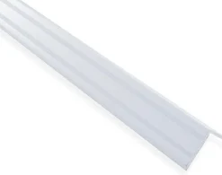 Askelkulmalista Maler uritettu 25x20x2000mm alumiini tarra valkoinen maalattu