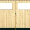 Autotallin ovi Jabo 10° suora paneeli, lasi 250x210cm sis. 2kpl ovisalvat