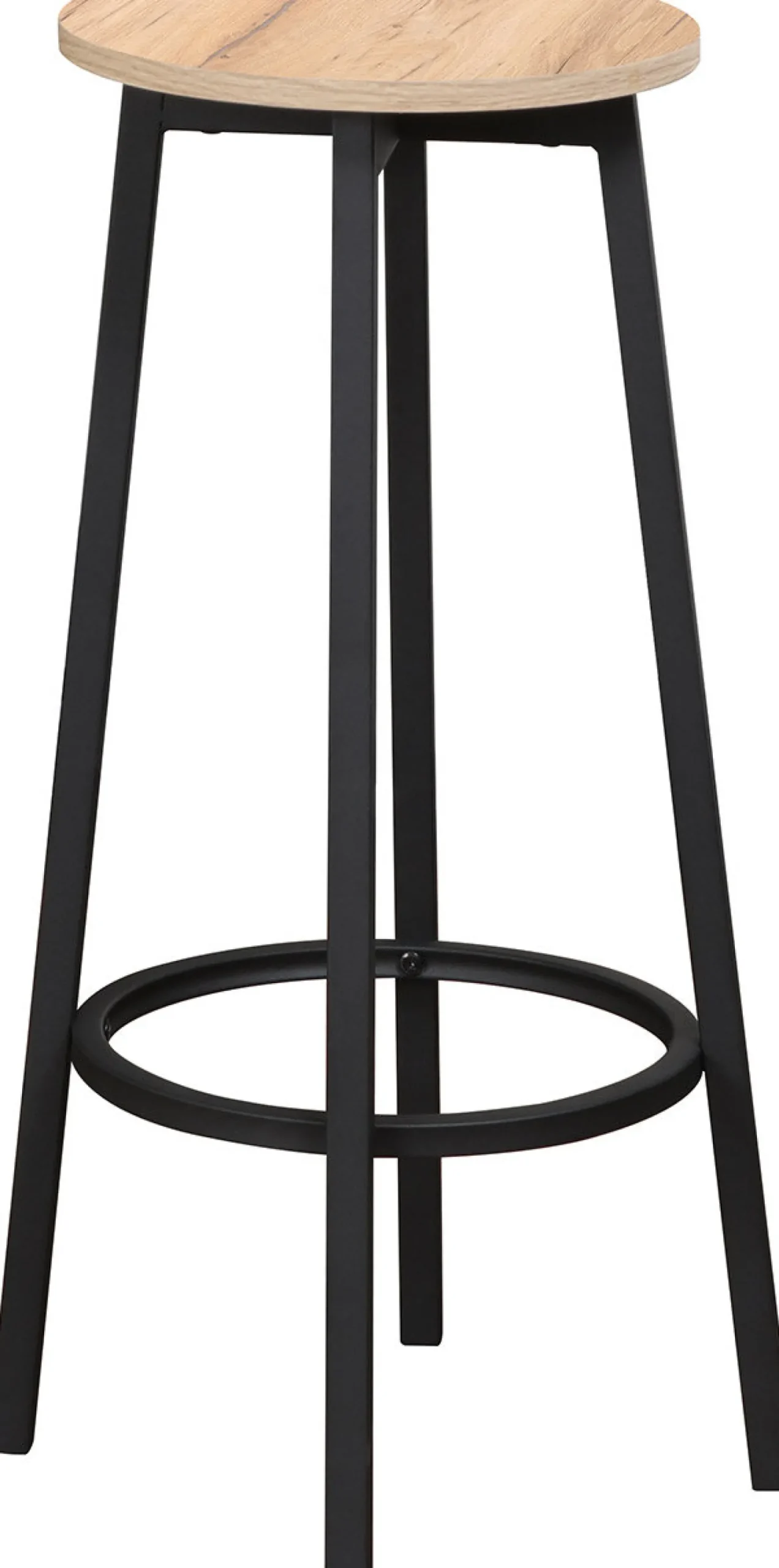 Baarijakkara Home4You HANNES 38x38xK70 cm, rustiikkinen melamiini, ruskea