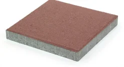 Betonilaatta Rudus 398x398x50 mm sileä punainen