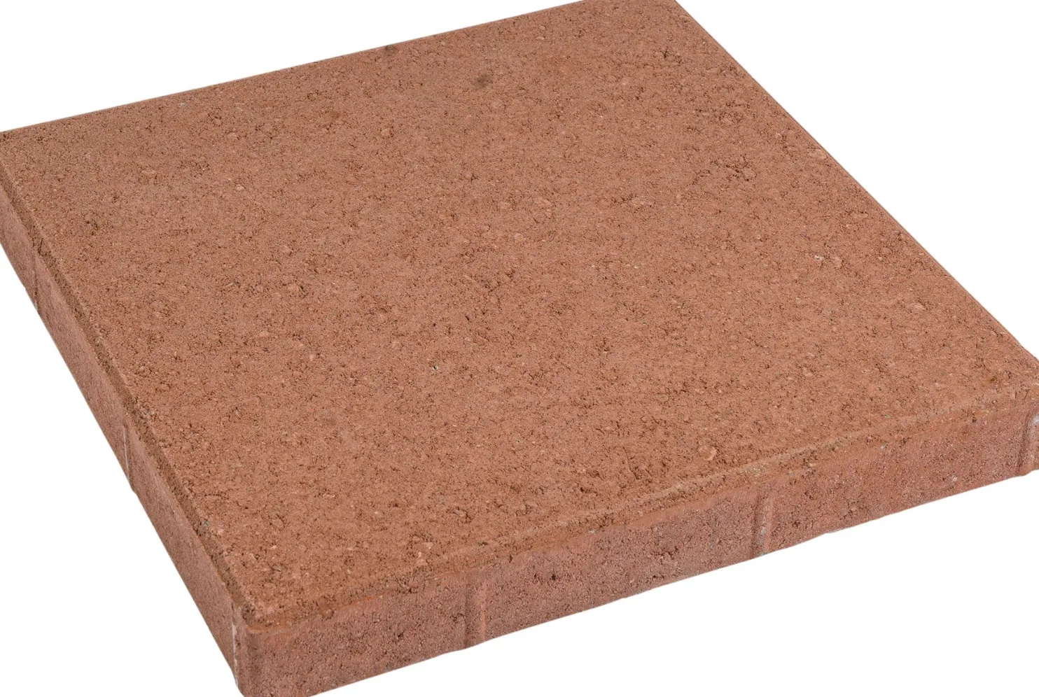 Betonilaatta 490x490x50 mm sileä punainen