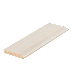 Dyyni-paneeli Cent 15x90mm, mänty, valkolakattu, eri pituuksia