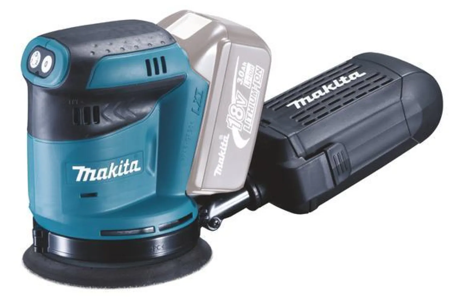 Epäkeskohiomakone Makita LXT DBO180Z Ø125 mm 18V ilman akkua