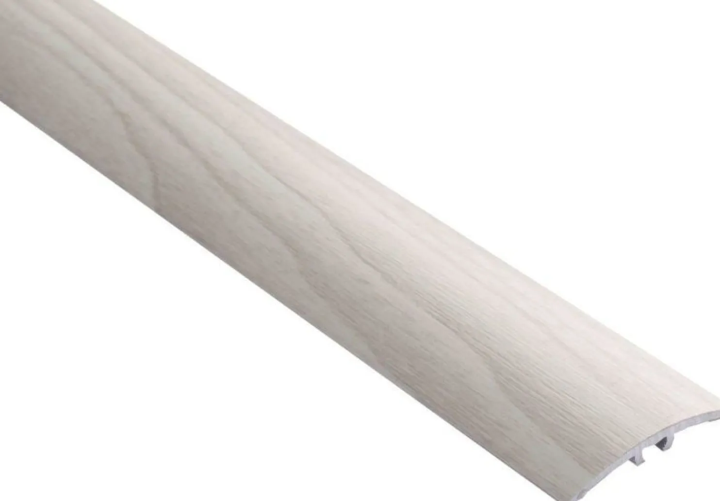 Eritasolista Maler sileä 0-10mm 5x40x2000mm alumiini tulppa valkotammi