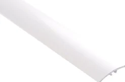 Eritasolista Maler sileä 0-10mm 5x40x2000mm alumiini tulppa valkoinen