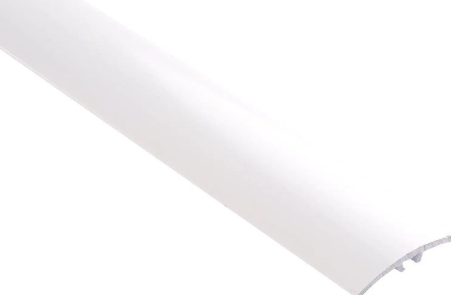 Eritasolista Maler sileä 0-10mm 5x40x2000mm alumiini tulppa valkoinen