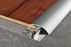Eritasolista Progress Profiles Zero Curve 2,7m 40mm 7-13mm anodisoitu hopea