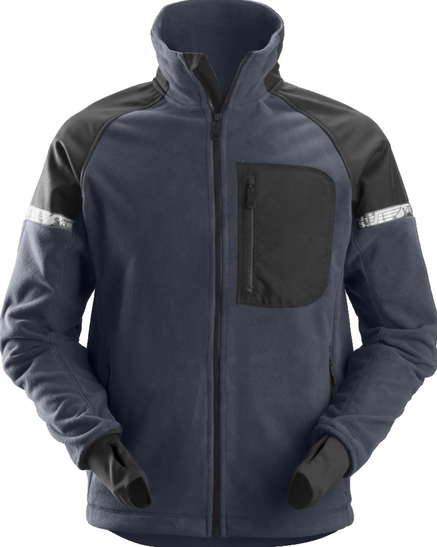 Fleecetakki Snickers Workwear AllroundWork 8005 navy