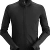 Fleecetakki Snickers Workwear FlexiWork 8003 Polartec Power Stretch 2.0 musta
