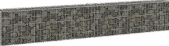 Gabion-kivikori kansilla galvanoitu teräs 300x30x50 cm