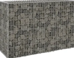Gabion-kivikori kansilla galvanoitu teräs 150x60x100 cm