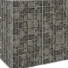 Gabion-kivikori kansilla galvanoitu teräs 100x60x100 cm