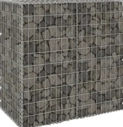 Gabion-kivikori kansilla galvanoitu teräs 100x60x100 cm