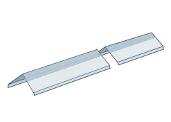 Harjamuovi Keraplast 2050x125+125 mm, PC kirkas
