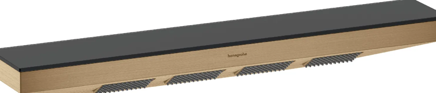 Hartiasuihku säilytyshyllyllä Hansgrohe Rainfinity 500 1jet PowderRain, harjattu pronssi