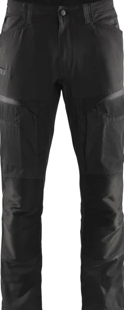 Housut Blåkläder 1456 stretch musta/tummanharmaa