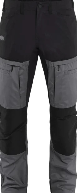 Housut Blåkläder 1456 stretch musta/tummanharmaa