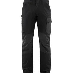 Housut Blåkläder 1422 Stretch musta/tummanharmaa