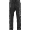 Housut Blåkläder 1459 Stretch tummanharmaa/musta