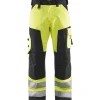 Huomiohousut Blåkläder 1566 Highvis huomiokeltainen/musta