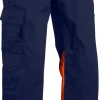 Huomiohousut Blåkläder 1564 Highvis sininen/oranssi