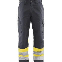 Huomiohousut Blåkläder 1564 Highvis harmaa/huomiokeltainen