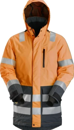 Huomioparkatakki Snickers Workwear AllroundWork 1830 LK 3 oranssi