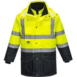 Huomiotakki Portwest S426 300D Traffic 7-in-1 keltainen/sininen