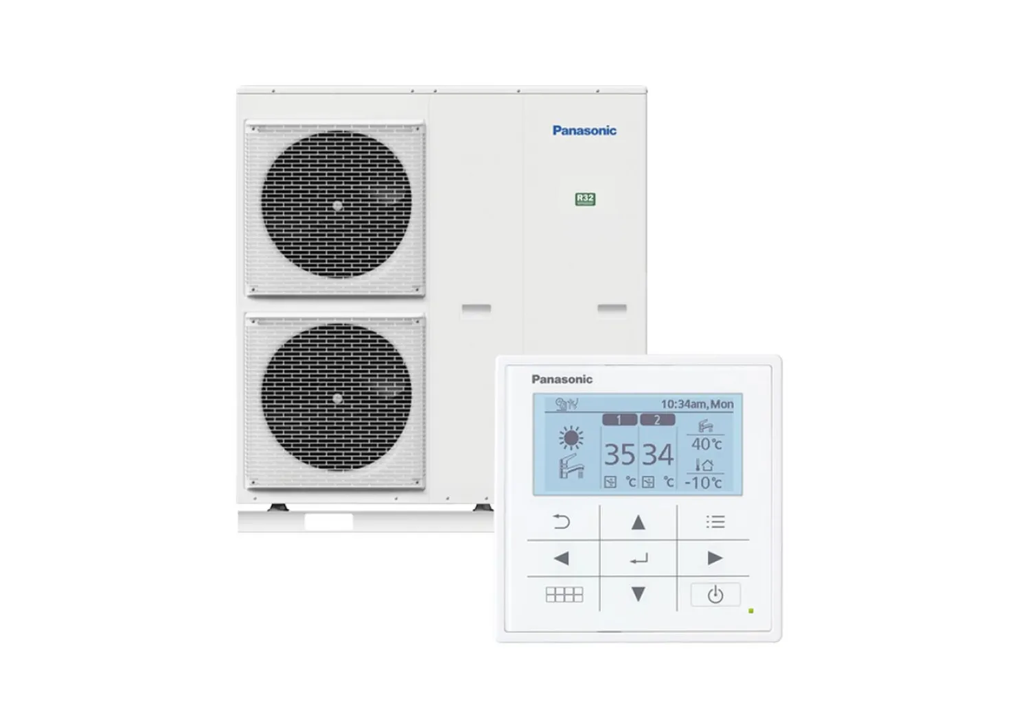 Ilma-vesilämpöpumppu Panasonic Monoblock T-Cap J Series WH-MXC12J9E8, 12kW, ulkoyksikkö