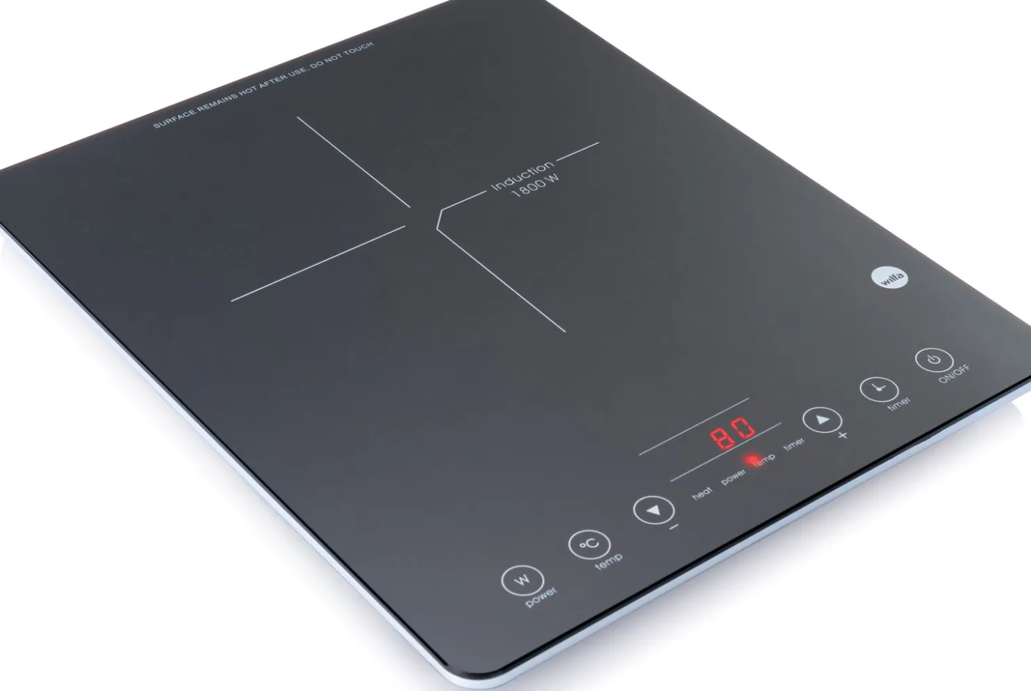 Induktiokeittolevy Wilfa 1800 W musta