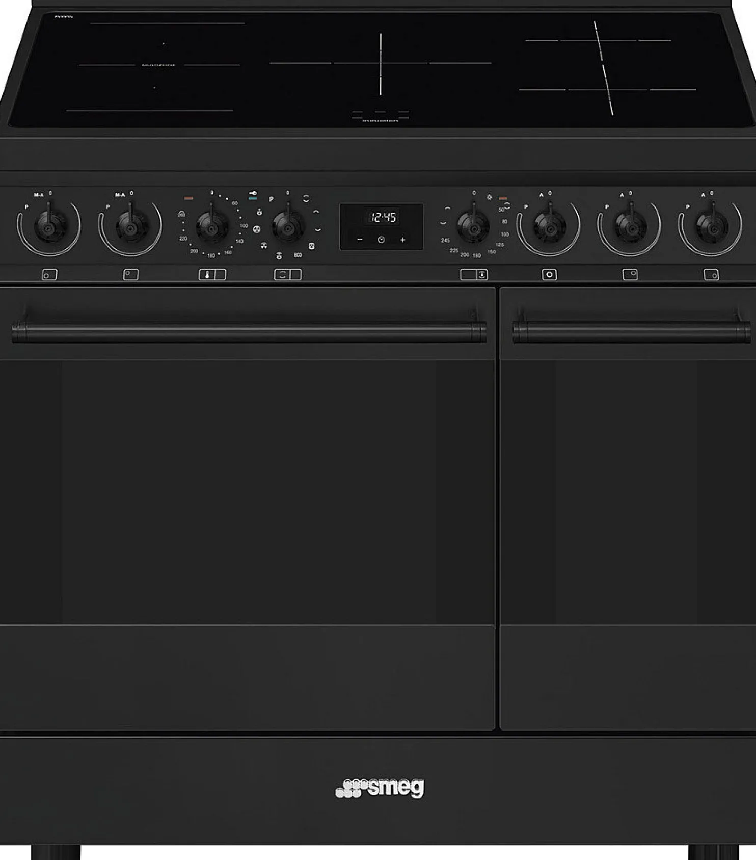Induktioliesi Smeg C92IPN2, matta musta