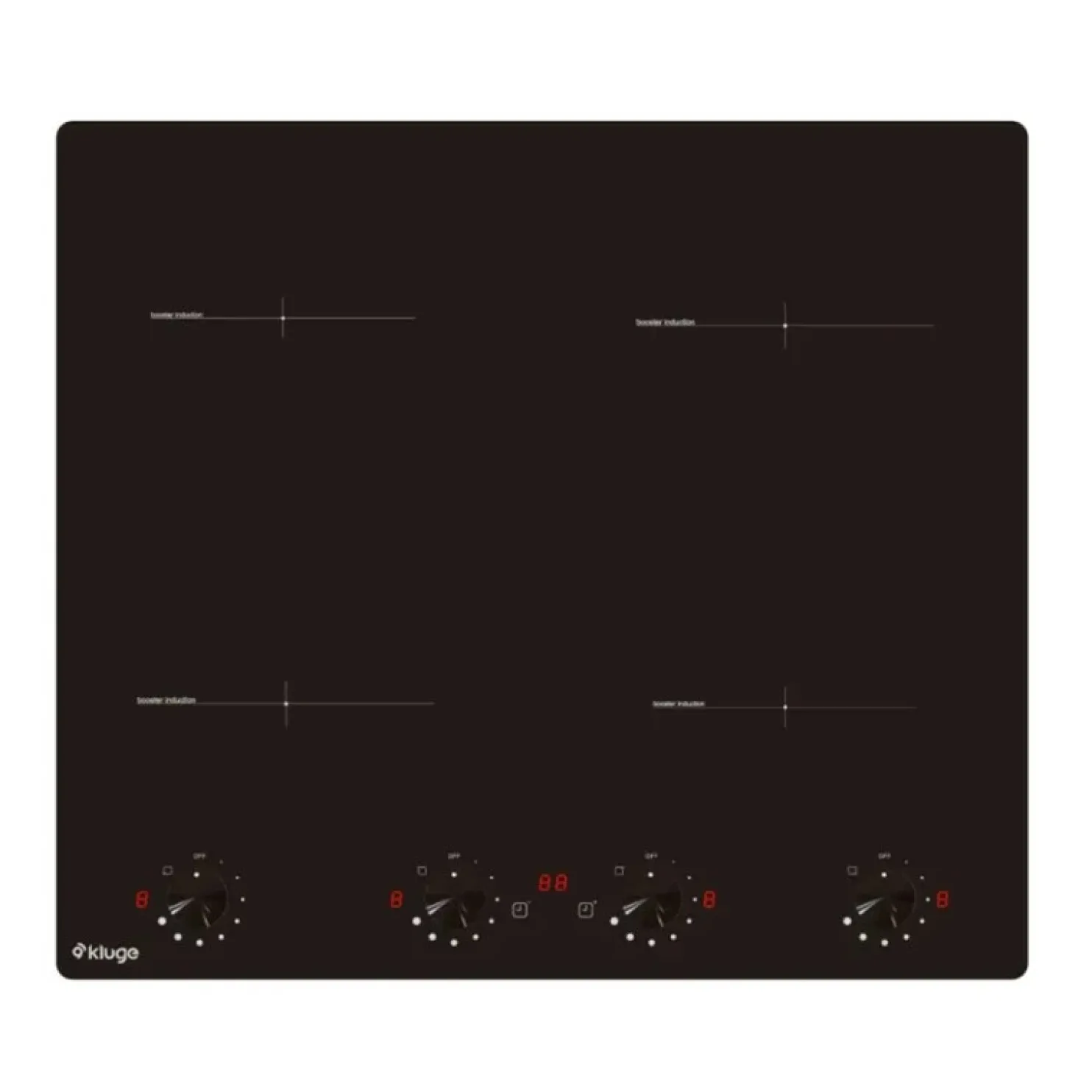 Induktioliesitaso Kluge KPI6023BB, 4 keittoaluetta