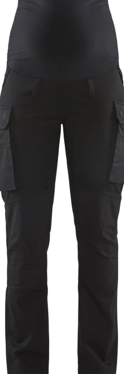 Äitiyshousut Blåkläder 7101 Stretch musta