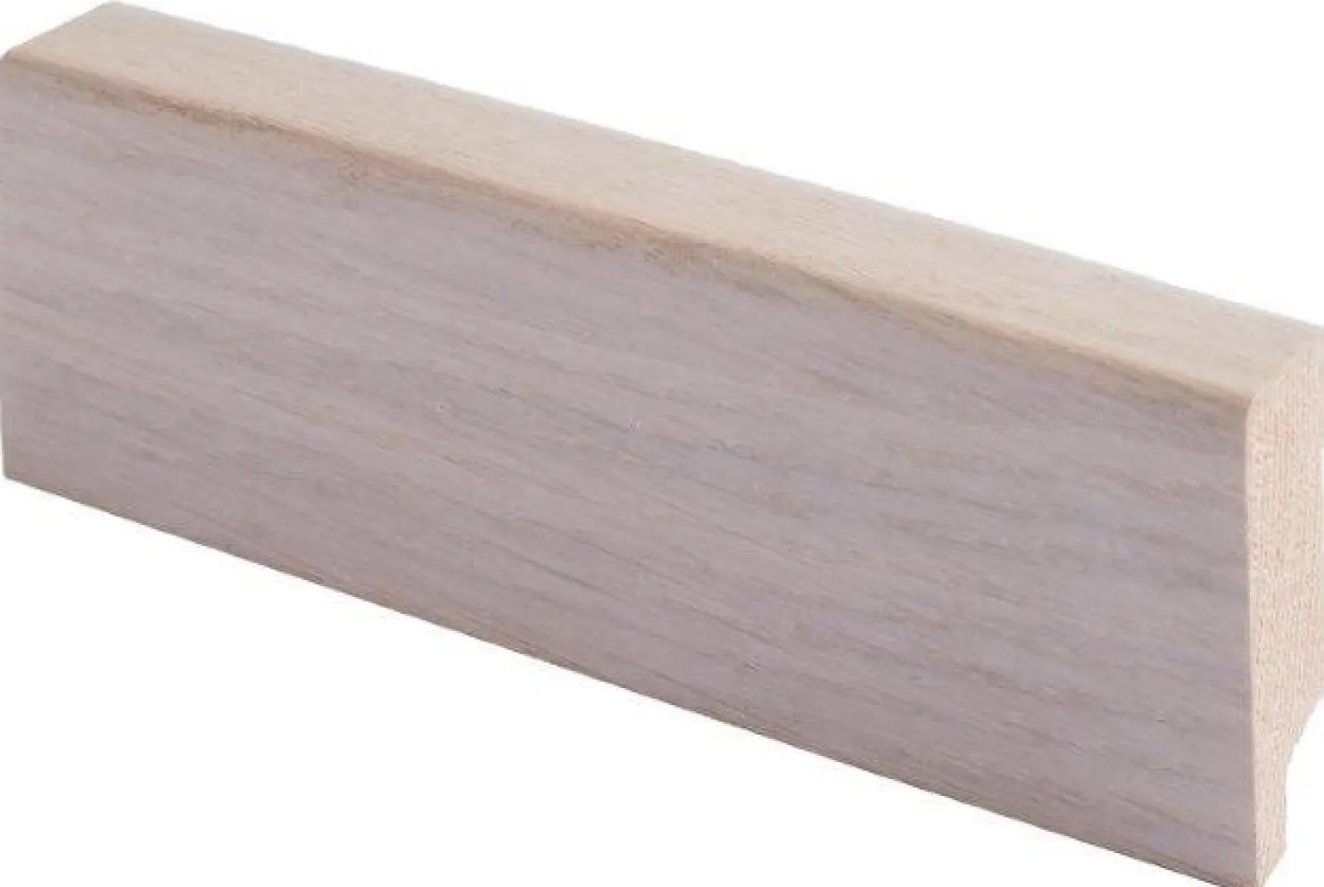 Jalkalista Maler ART Aava R2, 16x42x2700mm, tammiviilu, valkolakattu