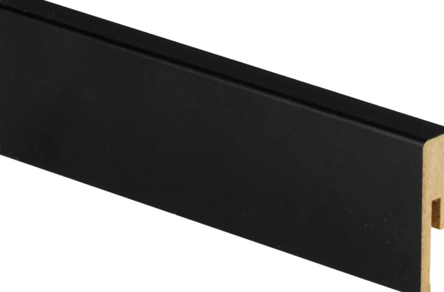 Jalkalista Maler R2 Aava 12x42x2750mm MDF musta