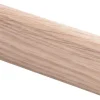 Jalkalista Maler R10 Pyörre 12x42x2750mm MDF valkolakattu tammi