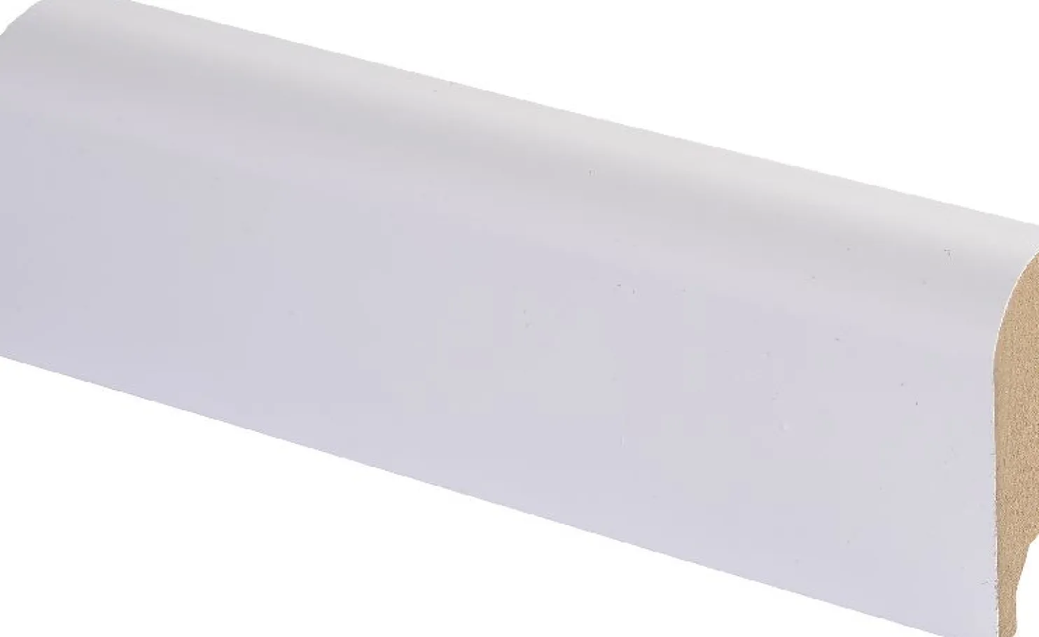 Jalkalista Maler R10 15x42x2750mm, mdf, valkoinen laminaatti