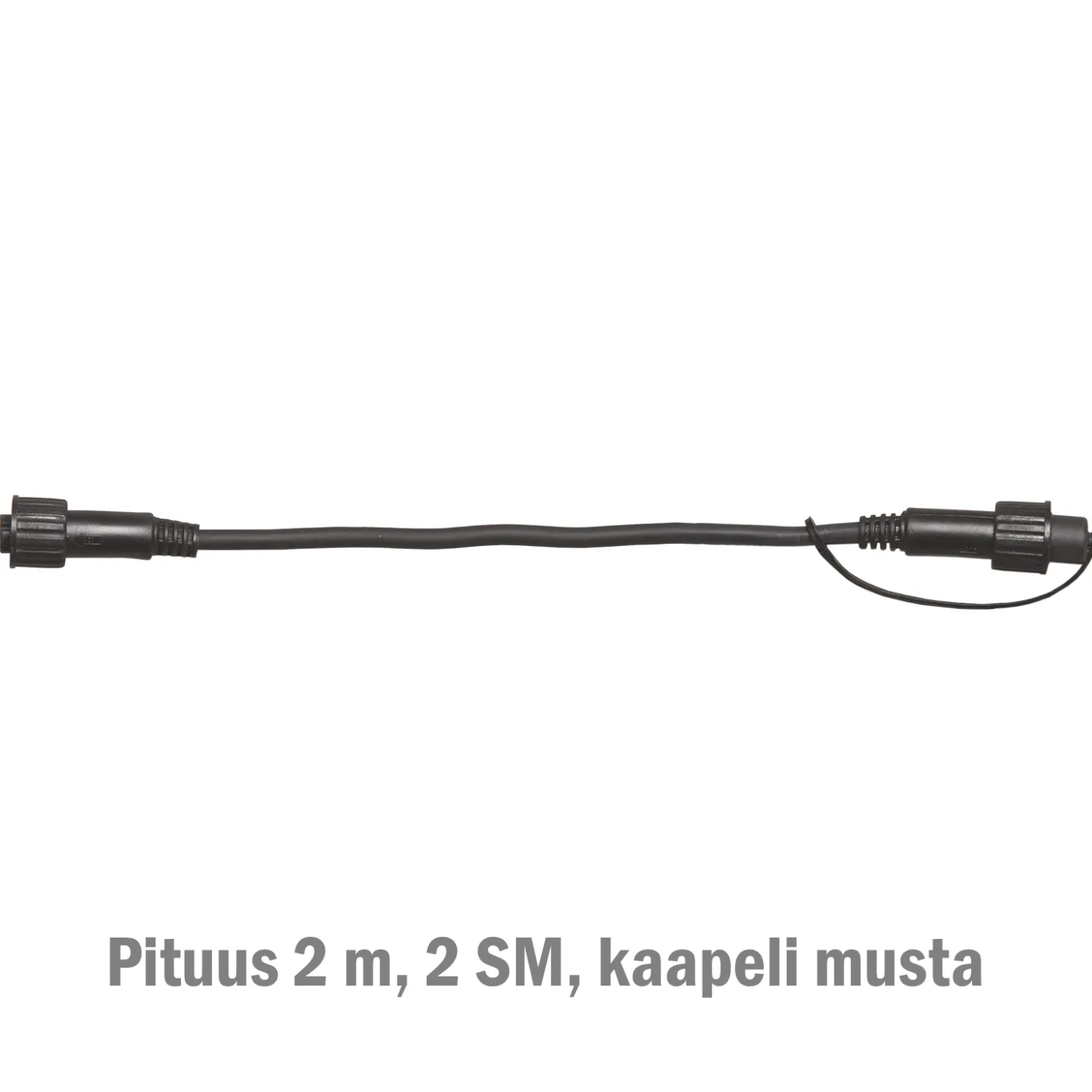Jatkokaapeli System LED Extra musta 2 m