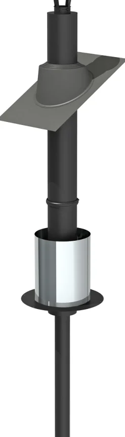 Jeremias Saunan Piippu ECO Ø115mm 2,5m musta