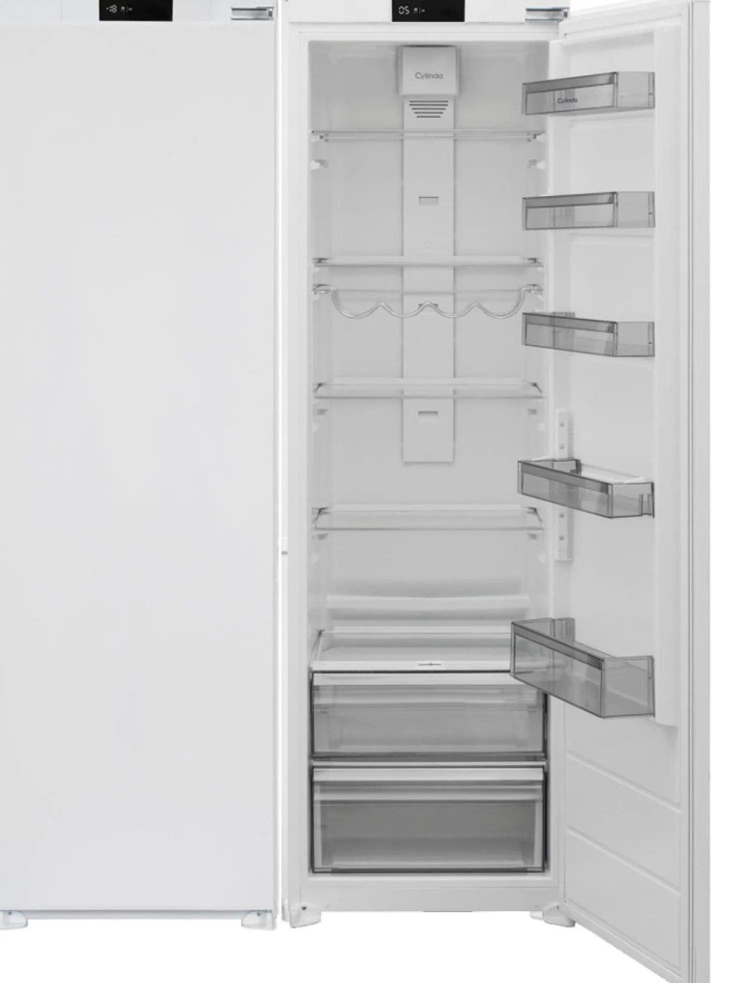 Jääkaappi ja pakastin Cylinda KI6377NEHE ja FI6377NEHE, 108cm, 294/197 l, integroitava